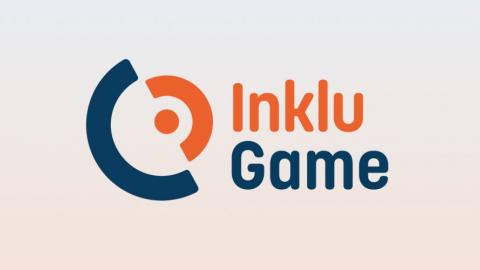 The Inklu Game Logo with two semicircles fitting into one another. 