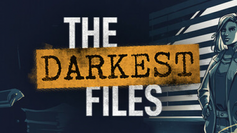 Die Protagonistin Esther Katz steht vor zugezogenen Jalousien in ihrem Büro