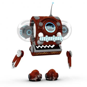 Rückansicht von Ludwig