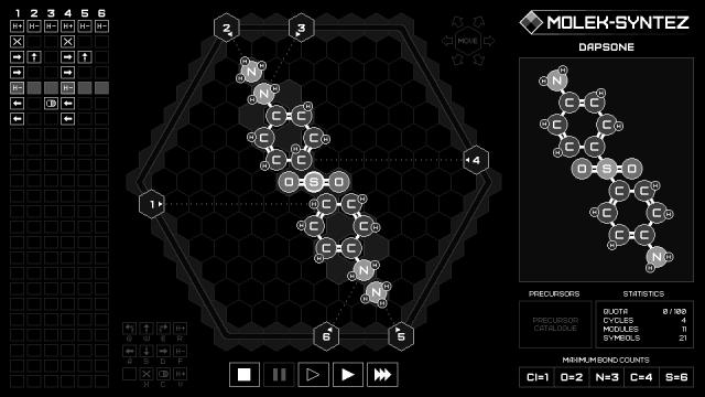 Screenshot MOLEK-SYNTEZ