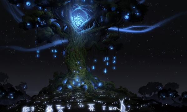 Screenshot aus dem Spiel "Ori and the Blind Forest"