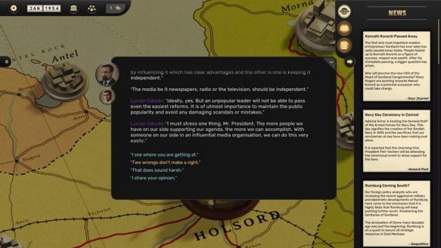 Screenshot aus dem Spiel Suzerain