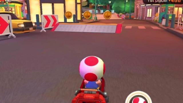 Screenshot aus dem Spiel Mario Kart Tour