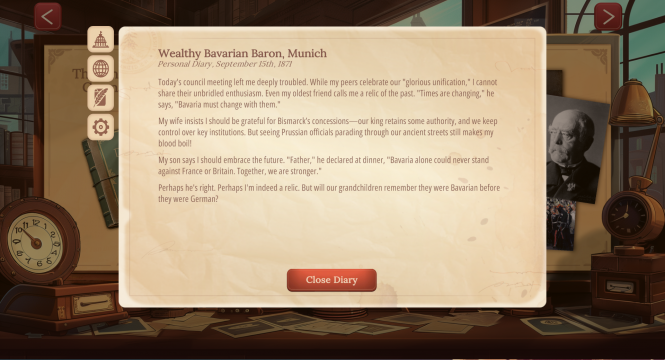 Beim Anklicken der einzelnen historischen Gegenstände können diese näher betrachtet werden.