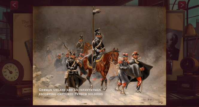 Beim Anklicken der einzelnen historischen Gegenstände können diese näher betrachtet werden.