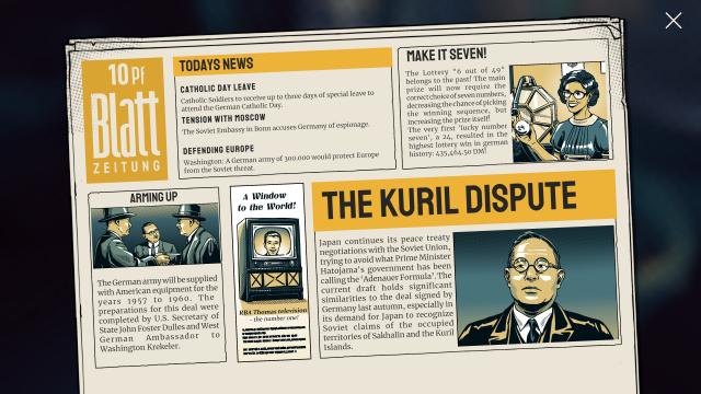 Die Spieler*innen durchforsten die Tageszeitung nach Hinweisen.