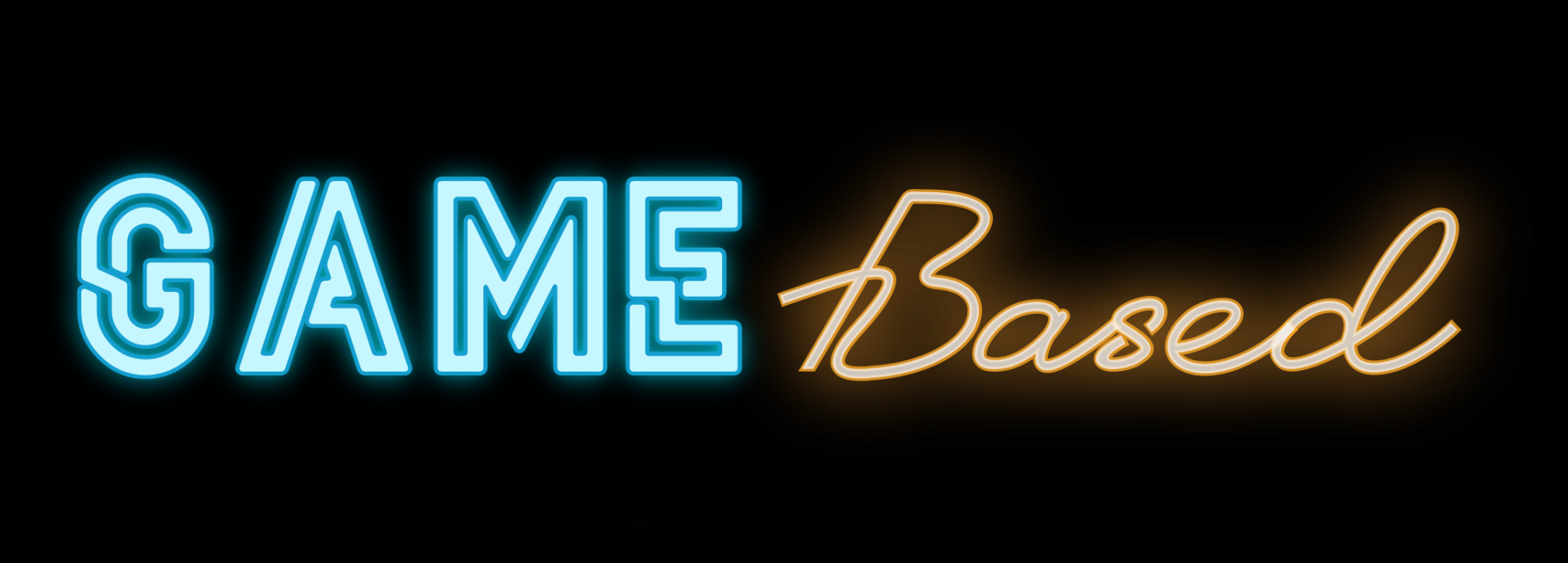 Neon-Schriftzug "Game Based"