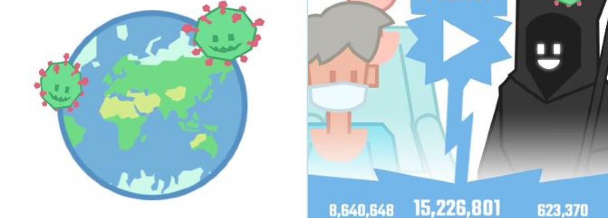 Spielen Sie 10 Mikrospiele über das empfohlene Verhalten während der Coronavirus-Pandemie,